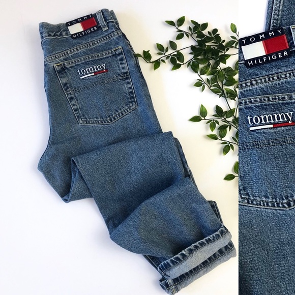 Tommy Hilfiger Denim - Vintage 90s Tommy Jeans Mom High Waisted Jeans